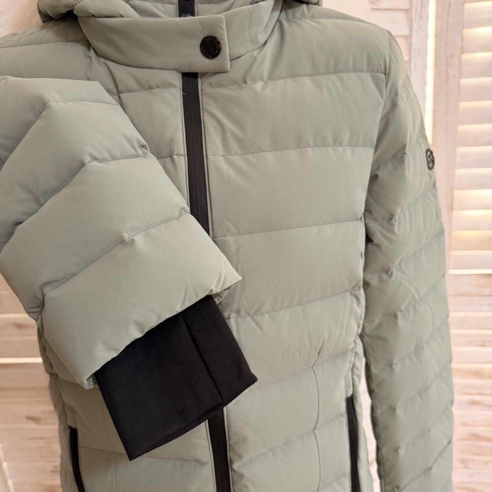 Michael Kors Olive Hooded Puffer Jacket - Picture 8 of 16